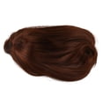 thumbnail image 4 of 1/6 Ball Jointed Doll Wig with Bangs DIY Simulated Scalp High Temperature Silk Doll Hair Wig for 15.5 to 17cm Doll Dark Brown, 4 of 8