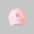 thumbnail image 2 of XIAOCHA Womens Embroidered Baseball Cap Adjustable Hat Band Outdoor Dad Hat,Pink, 2 of 4