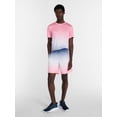 thumbnail image 2 of Athletic Works Men's and Big Men's Active Ombre Perforated Woven Performance Shorts, 7" Inseam, Sizes XS-5XL, 2 of 5