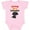 AD-Pink, variant on Labrador Retriever Dog Black Lab Boys or Girls Baby Bodysuit