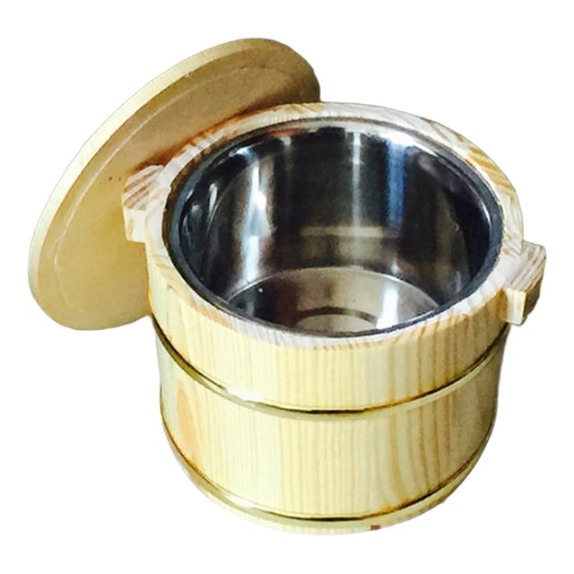 Cubo de arroz japonés duradero, multiusos, reutilizable, para sopa, arroz al vapor, sushi 20cm un