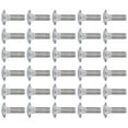 thumbnail image 2 of 30 pernos de carro de acero inoxidable A2-70, con cuello cuadrado y forma de cúpula redonda para maquinaria, M10 x 30, 2 of 14