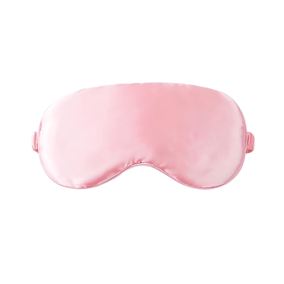 XIRQI 2026 New Silk Eye Sleep Mask with Adjustable Strap,Sleeping Aid Blindfold for Nap,Sleep Mask for Women to Full Night'S Sleep,Travel and Nap Pink