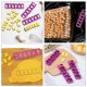 thumbnail image 2 of Goldfish Cracker Cutter Mini Plastic Reusable for Baking Cookie Tiny Fish Shaped Purple, 2 of 4