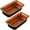 Orange, variant on Bakdcore 9x5 inch Bread Pan, 2Pack Non-Stick Stackable for Baking Homemade Bread, Meatloaf, Cake