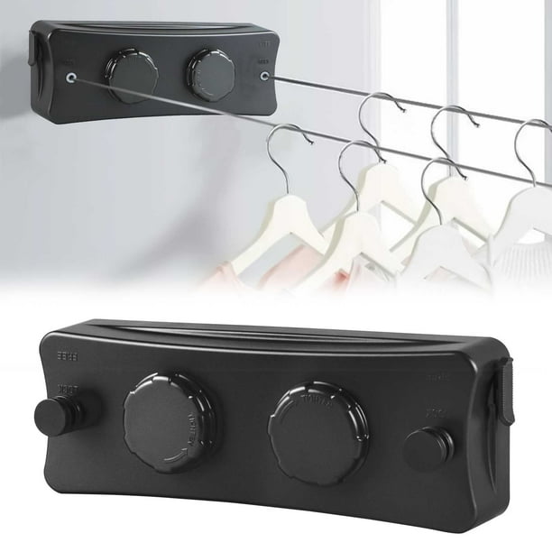 PESSLOK Tendedero Retráctil de Acero Inoxidable Montado en la Pared Tendedero para Ropa Resistente Al Xido Que Ahorra Espacio