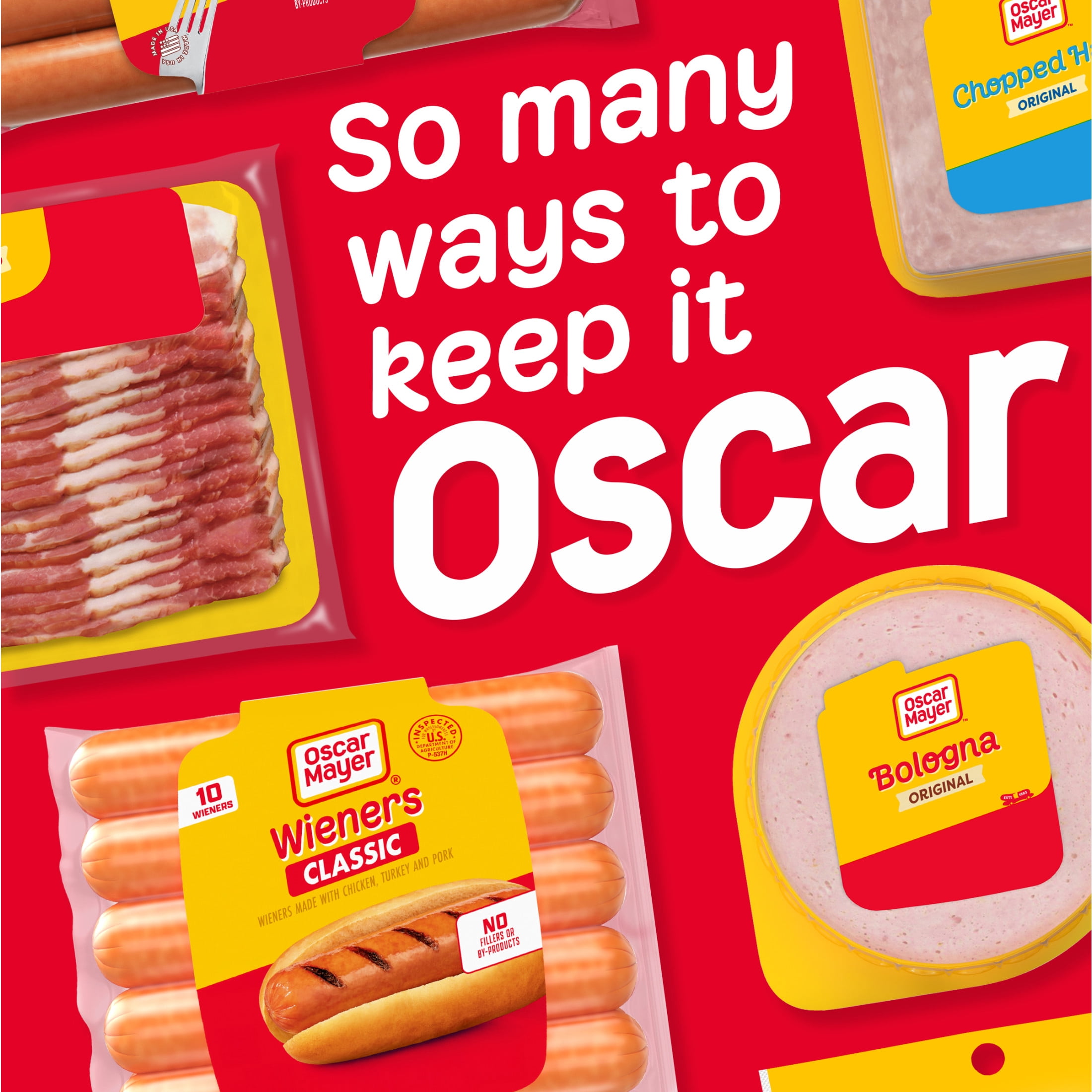 Oscar Mayer Classic Wieners Hot Dogs, 10 Count Pack