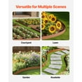 thumbnail image 6 of VEVOR Steel Landscape Edging, 10 Packs 40 x 4.5 in Weather-Resistant & Pre-Rust Metal Landscape Edging, Bendable Garden Edging Border, Heavy Duty Lawn Edging, Flower Bed Yard Pathway Divider, 6 of 9