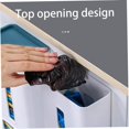 thumbnail image 5 of Wall-Mounted Plastic Bag Dispenser Garbage Trash Bags Storage Box, Light Blue, 5 of 5
