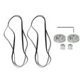 thumbnail image 2 of Kit de Poulie de Distribution, Poulie de Distribution avec Courroie en Alliage d'Aluminium en Caoutchouc Installation Facile Précise Rapport de Transmission Constante de 60 et 20 Dents 2Pcs pour Presse-Foret 60 Dents 8mm 20 Dents, 2 of 8