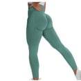 thumbnail image 2 of LEBONYARD Womens Leggings Clearance,Women's Sports Yoga Pants Sports Pants Running Gym Sports Full Length Active Pants Mint Green S, 2 of 5