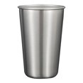 thumbnail image 2 of Vaso de pinta de acero inoxidable - Taza de viaje de vaso de pinta apilable - Taza de metal para beber al aire libre - Taza de acero reutilizable de 500 ml - Juego de 5, 2 of 5