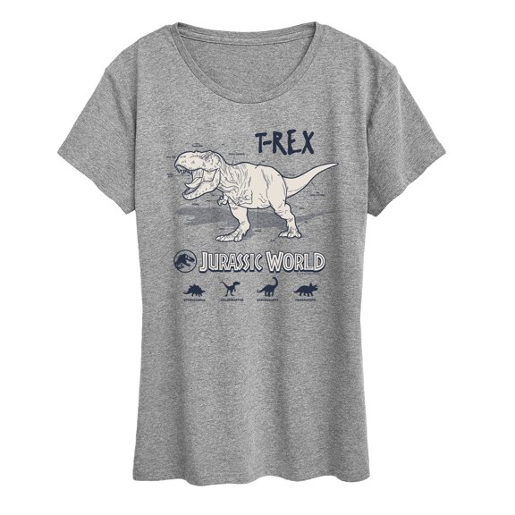 Jurassic World - Rex Info Women's Short Sleeve Graphic T-Shirt
