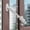 B, variant on Soovim Adjustable Windproof Sliding Window Door Stopper B Child Safety Anti Slide Gap Limiter Home Security Lock Wedge
