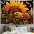 thumbnail image 2 of PRATYUS Boho Sun Tapestry for Bedroom Aesthetic, Vintage Mushroom Botanical Plant Art Tapestries Wall Hanging for College Dorm Living Room Decor, Fairy Galaxy Poster Blanket 40x30inch, 2 of 6