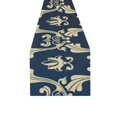 thumbnail image 4 of MKHERT Blue gold pattern Table Runner for Kitchen Wedding Party Home Decor 16x72 inch, 4 of 4