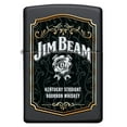 thumbnail image 2 of Zippo Jim Beam Black Matte Pocket Lighter, 2 of 6