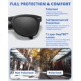 thumbnail image 4 of Gafas de Sol Plegables Clásicas Foldies Polarizadas UV400 para Hombres y Mujeres, 4 of 8