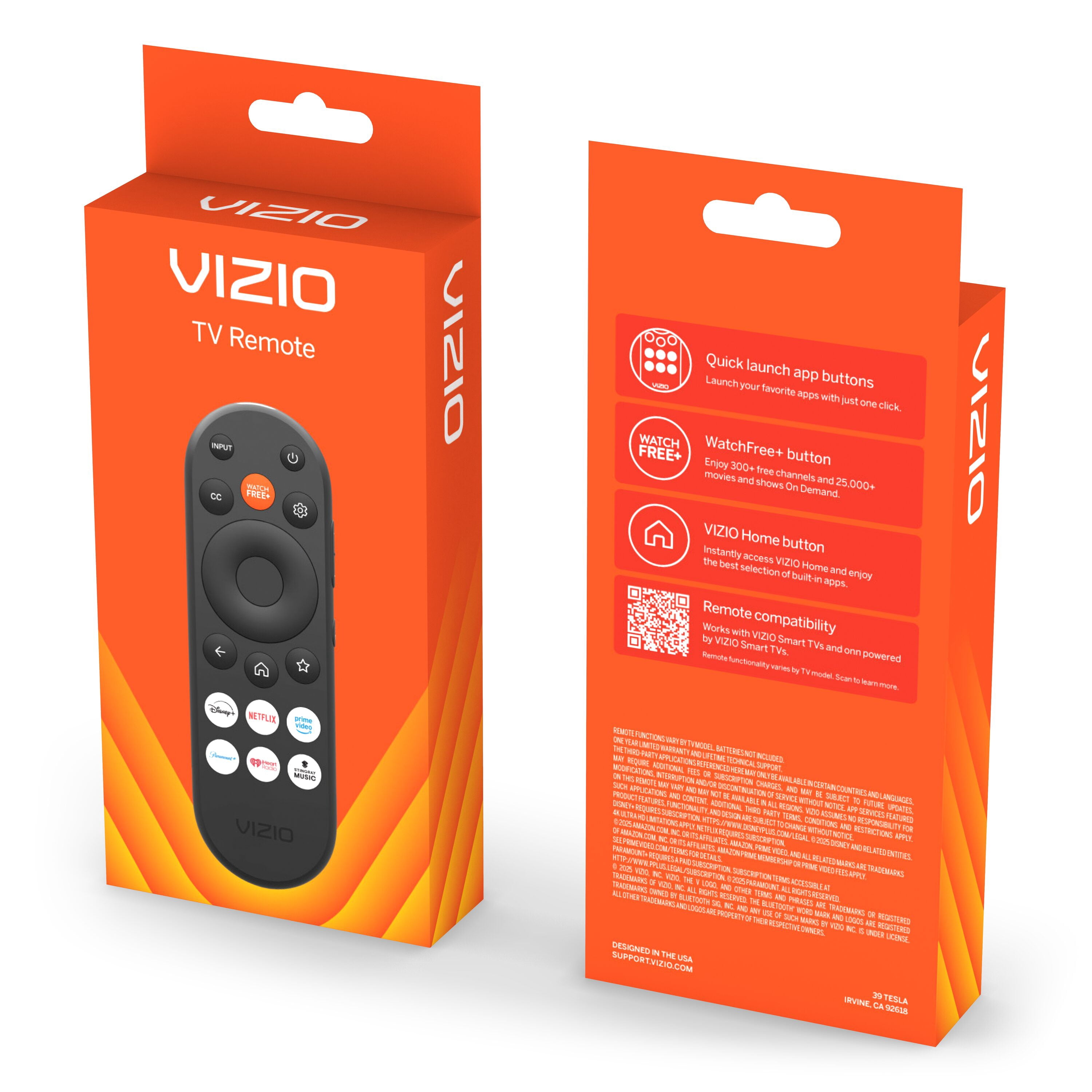 VIZIO TV Remote,  XRT190R