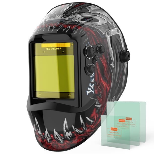 Casco de Soldadura YESWELDER con Oscurecimiento Automático y Protección contra Luz Azul