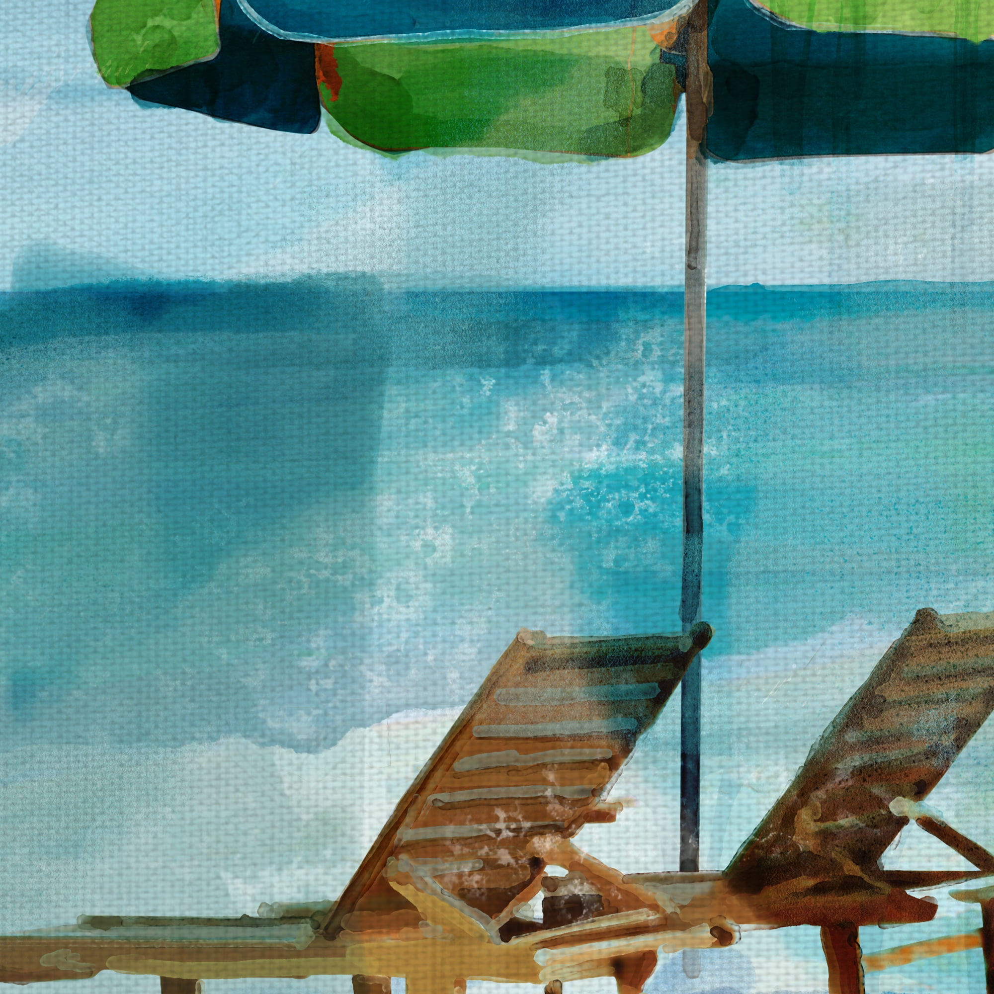 Masterpiece Art Gallery Seaside Morning By Studio Arts Canvas Art Print 30" x 40"