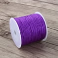 thumbnail image 4 of Leylor Cordon Noeud Chinois - 100M x 0.8mm Nylon Noeud Chinois Cordon Rattail Macramé Fil Violet, 4 of 5