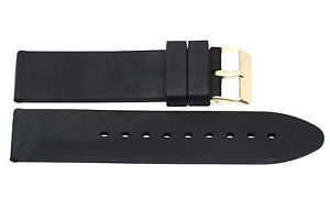 fossil 22mm silicone watch band