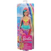 Barbie Dreamtopia 12" Teal & Pink Hair Mermaid Doll w/ Tiara