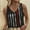 Black 4th of july tank tops for women, variant on Wycnly 4th of July Tank Top for Women Independence Day Loose Knotted Camisole Shirt Vest Summer USA Flag Print V-Neck Sleeveless Fashion Blouses Black m