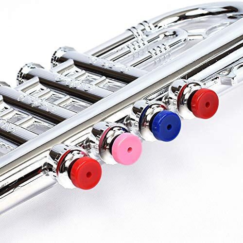 Bontempi 4-Note Child 37 cm Trumpet, Silver, 1 lb