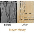 thumbnail image 3 of 16/20pcs Cable Clips Organizer Desktop Cable Organizer Self Stick Wire Manager Cord Holder Fixed USB Charging Line Clamp Winder White-20PCS, 3 of 6