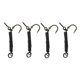 thumbnail image 2 of Gancho de pesca de carpa de 4 piezas Ronnie Rigs Up Assist Hook para Trolling Chunking 04 púas Zulema Anzuelos de pesca, 2 of 8
