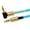 Blue, variant on JacobsParts 3.5mm AUX Cable Car Stereo Audio Auxiliary Headphone Jack Cord Right Angle Male to Male, 3ft (Blue)