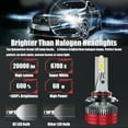 thumbnail image 4 of 9006 LED Headlight Bulbs Kit High Low Beam Super Bright  6700K 30000lm 100w  x2, 4 of 6