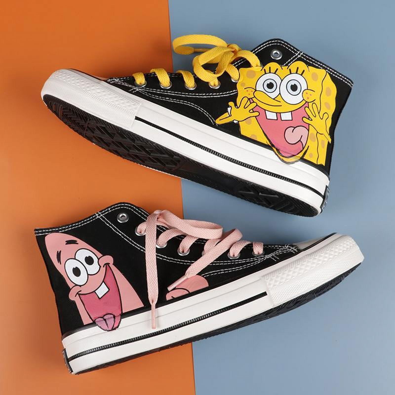 spongebob and patrick high tops