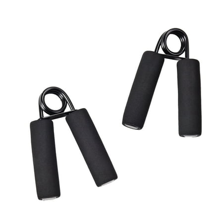Athletic Works Hand Grips, Steel Construction, Universal Size, 2-pack, Black