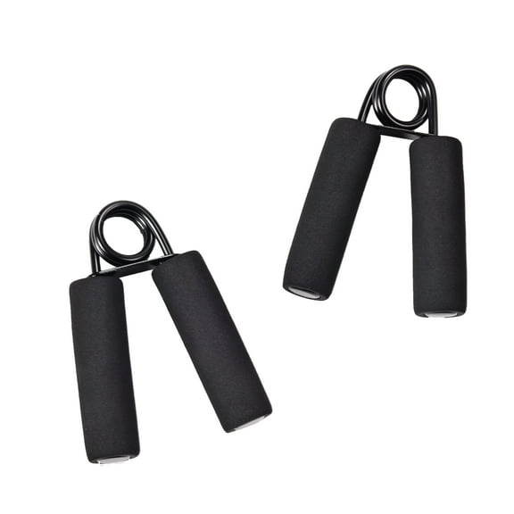 Athletic Works Hand Grips, Steel Construction, Universal Size, 2-pack, Black