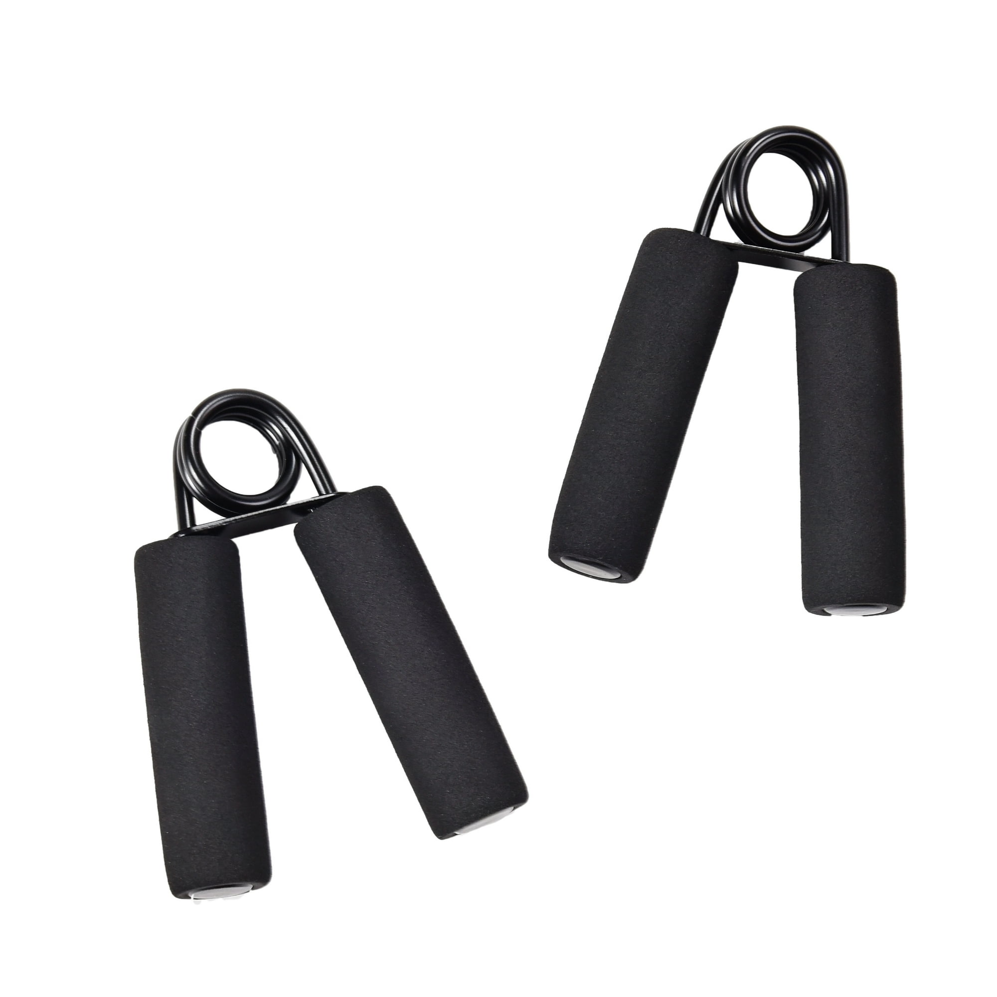 Athletic Works Hand Grips, Steel Construction, Universal Size, 2-Pack, Black
