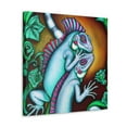 thumbnail image 2 of Iguanas in Bloom. - Canvas, 2 of 10
