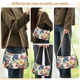 thumbnail image 4 of FORMRS Womens Shoulder Bag with Chain Strap Clutch Purse Cute Tote Handbag, Red Japanese Floral Pattern, 4 of 7