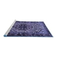 thumbnail image 2 of Ahgly Company Machine Washable Indoor Round Persian Blue Traditional Area Rugs, 4' Round, 2 of 4