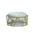 thumbnail image 1 of ZAXARRA Ceramic Ashtray Hollow Out Ash Tray Ascherbecher Desktop Decor, 1 of 1