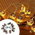 thumbnail image 4 of Matoen 10 LED Skull String Lights - 4.92ft Halloween String Lights for Outdoor and Indoor Decor - Halloween Lighting for Patio, House, Bedroom, Parlor, Halloween Party Decorations, 4 of 7