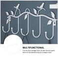 thumbnail image 4 of Miangastore Creative Hanger Hooks Leaf Bird Design 1Pcs 17.88X6.68X1.97in, 4 of 8
