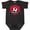 Black Leopard, variant on Soccer Morocco Flag Banner Boys or Girls Baby Bodysuit