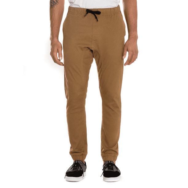 stretch twill joggers