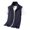 Blue, variant on Kureaily Men's Fashion Vest Fall Multi Pocket Have Zipper Solid Color Outerwear Vest