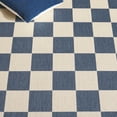 thumbnail image 6 of SAFAVIEH Courtyard Talbot Checkered Indoor/Outdoor Area Rug, Blue/Beige, 9' x 12', 6 of 8