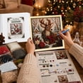 thumbnail image 4 of 3D Fabric Poke Art Kit Woodland Deer 7.87in Christmas DIY Craft Set with Frame Stand and Poke Tool for Home Decor and Gift, 4 of 4