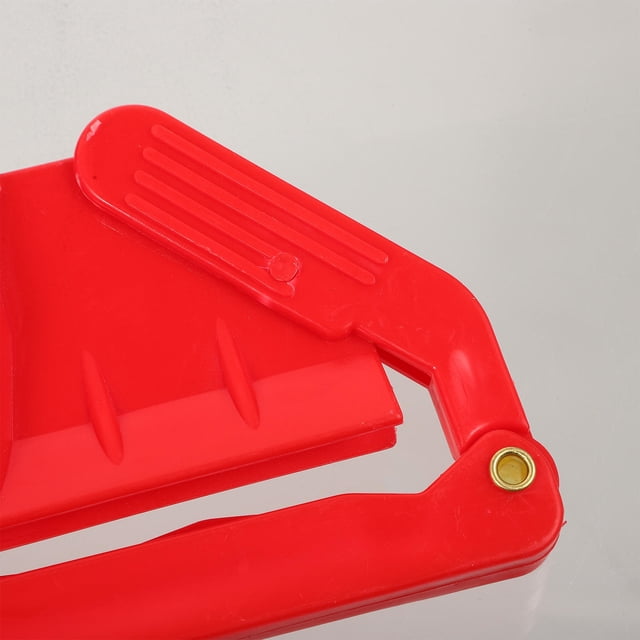 COMPUKAS Clamp Para Cabezal De Trapeador Rojo Con Plástico Para Instalación Y Remoción Fácil
